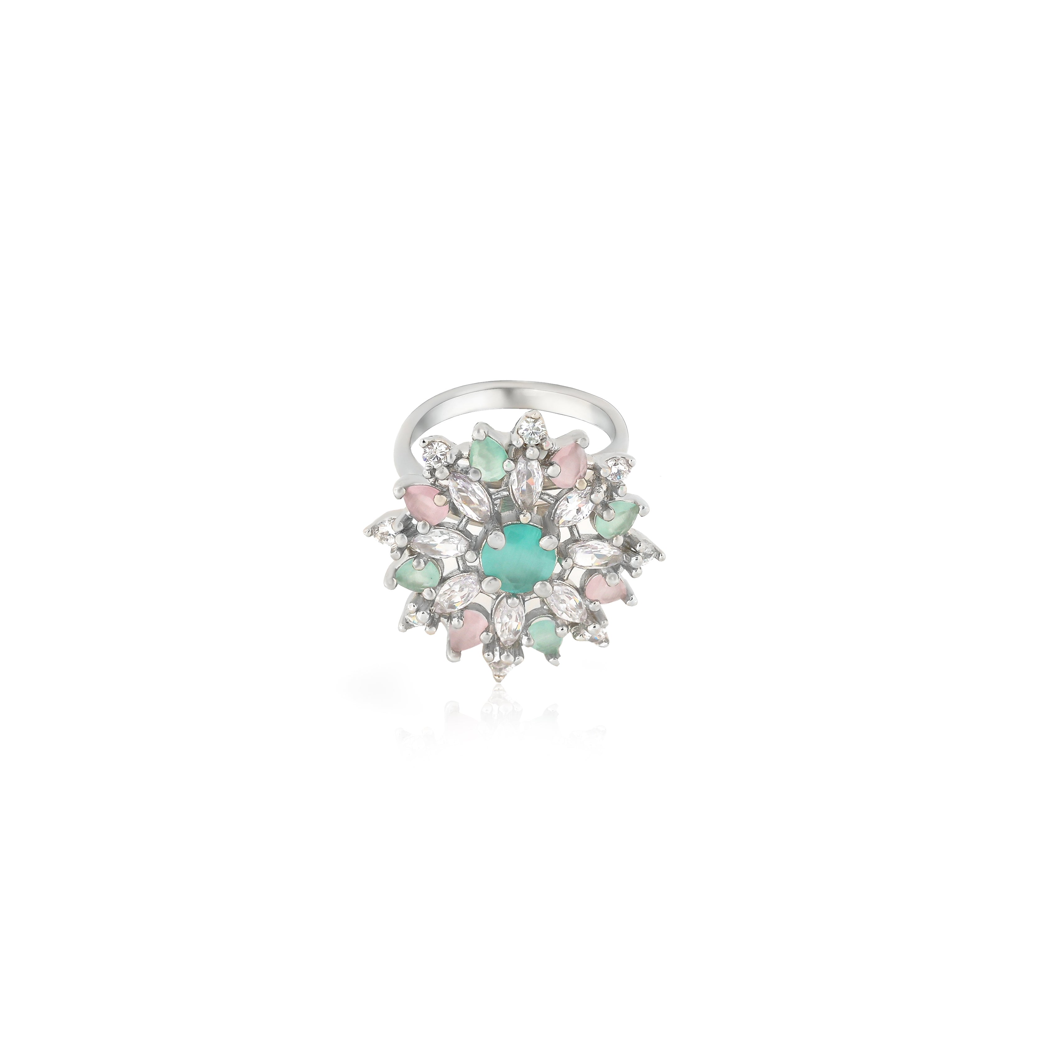 Royal Emerald Blush Ring