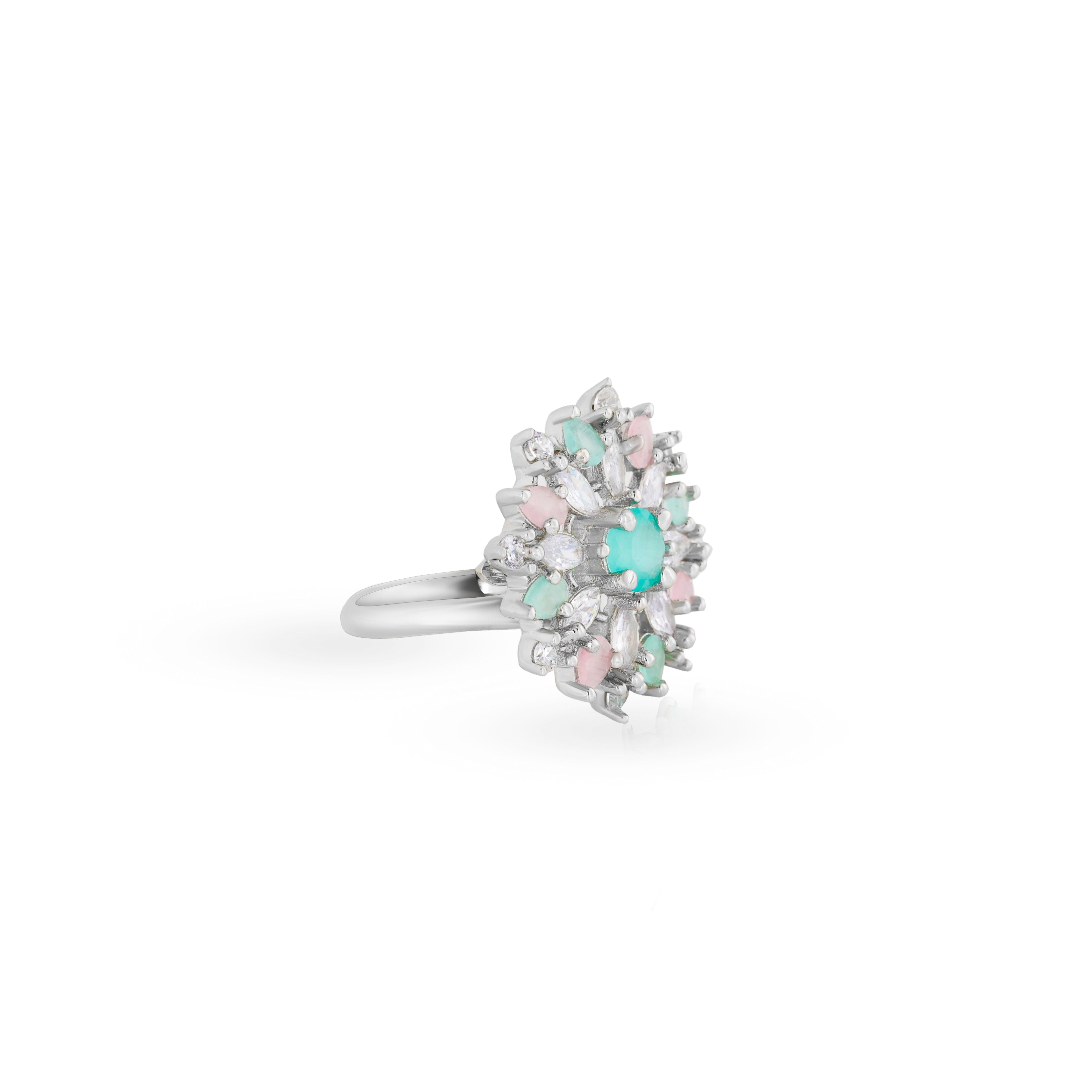 Royal Emerald Blush Ring