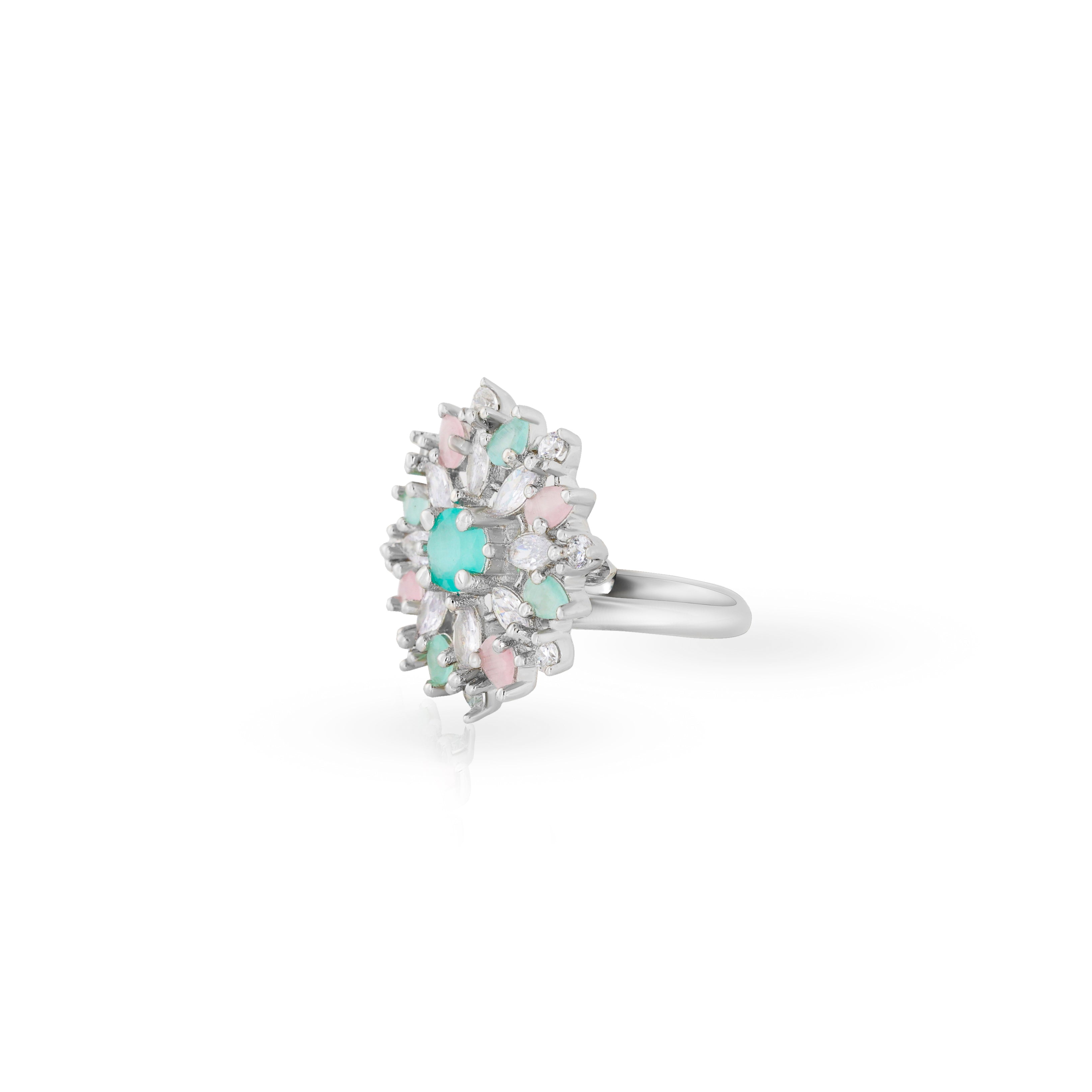 Royal Emerald Blush Ring