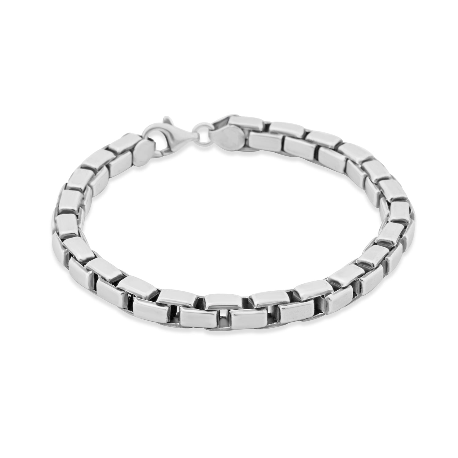 Silver Streamline Men's Bracelet