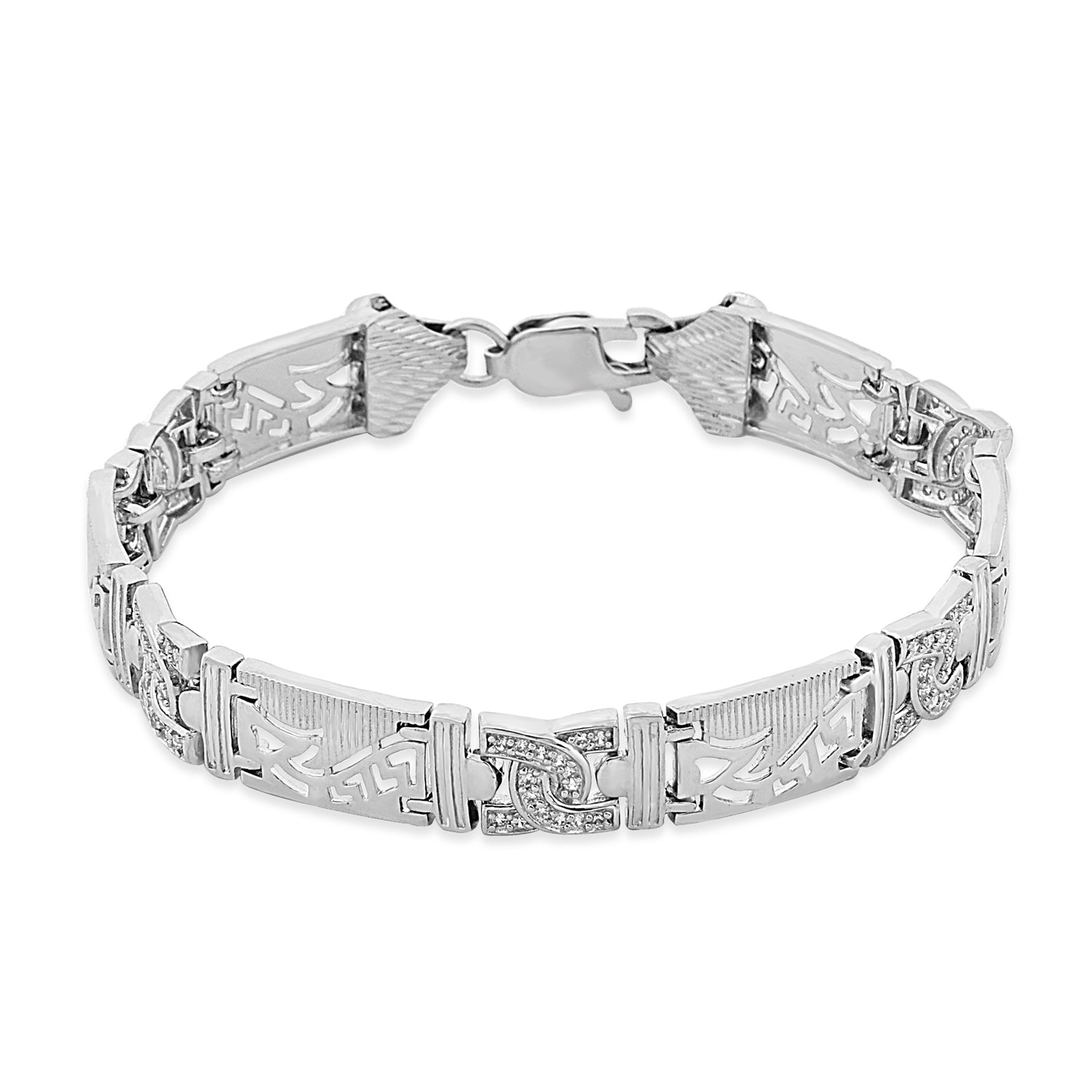 Silver Elite Statement Bracelet