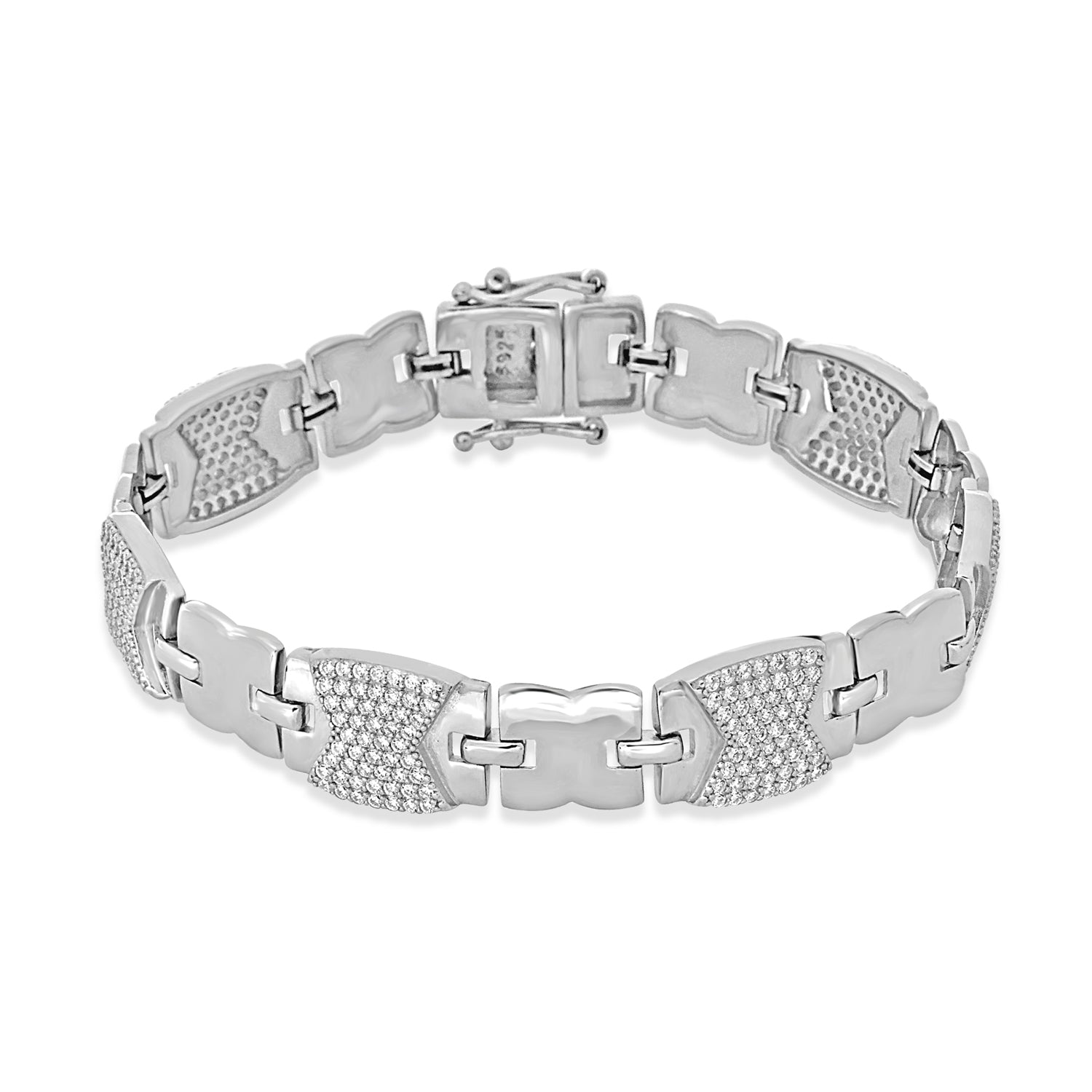 Silver Shield Men's Bracelet