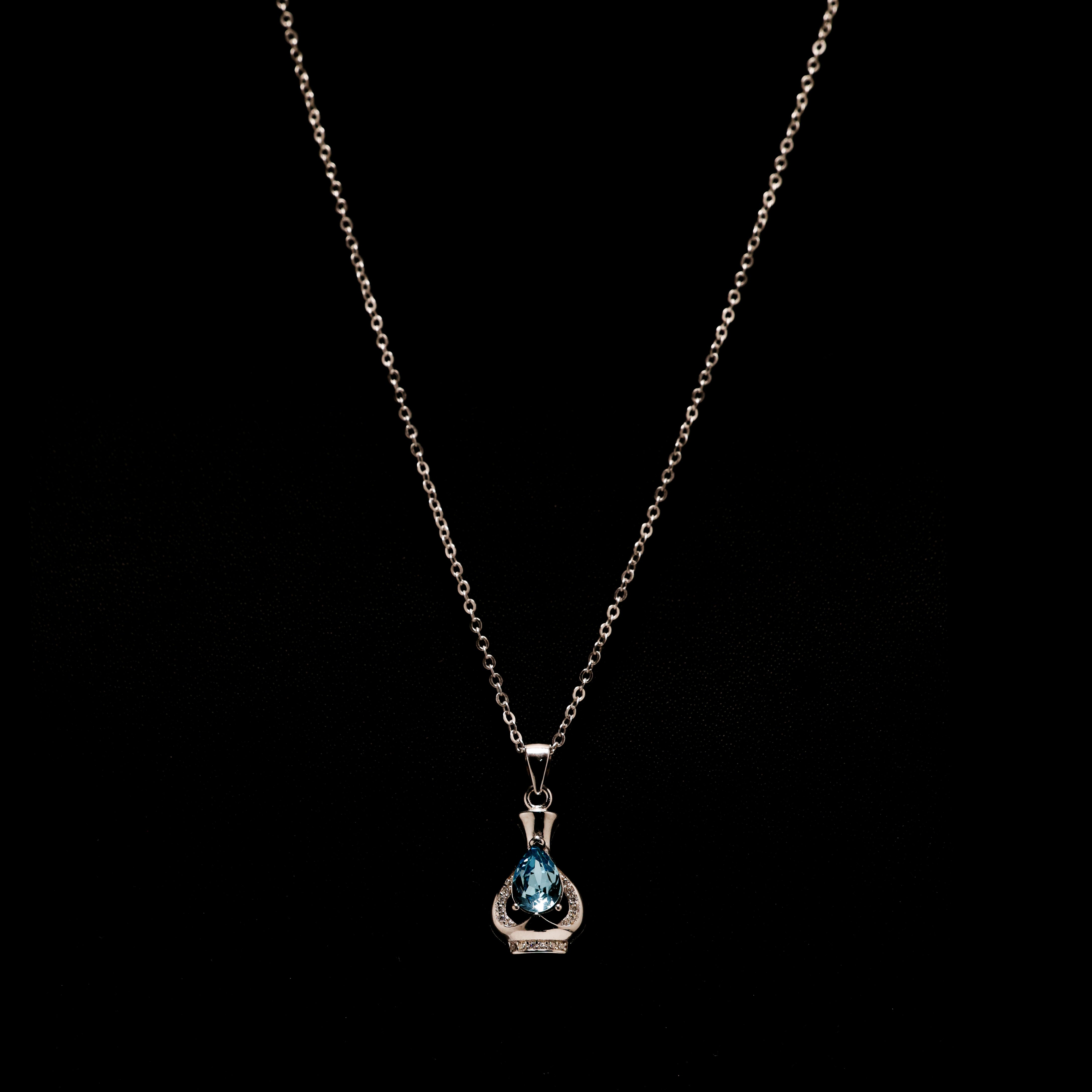 Celestial Tear-in-Vessel Necklace