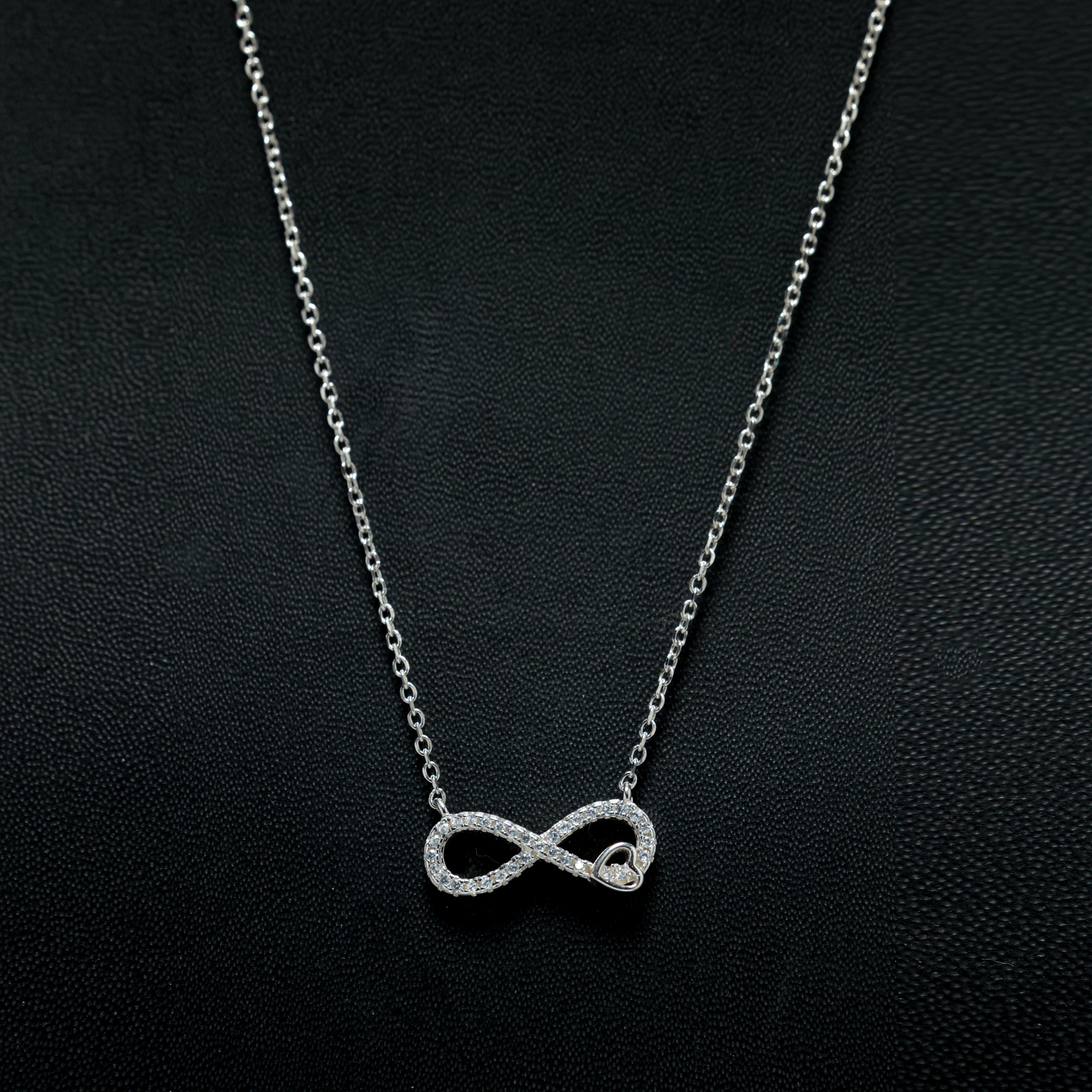 Infinity Silver Necklace