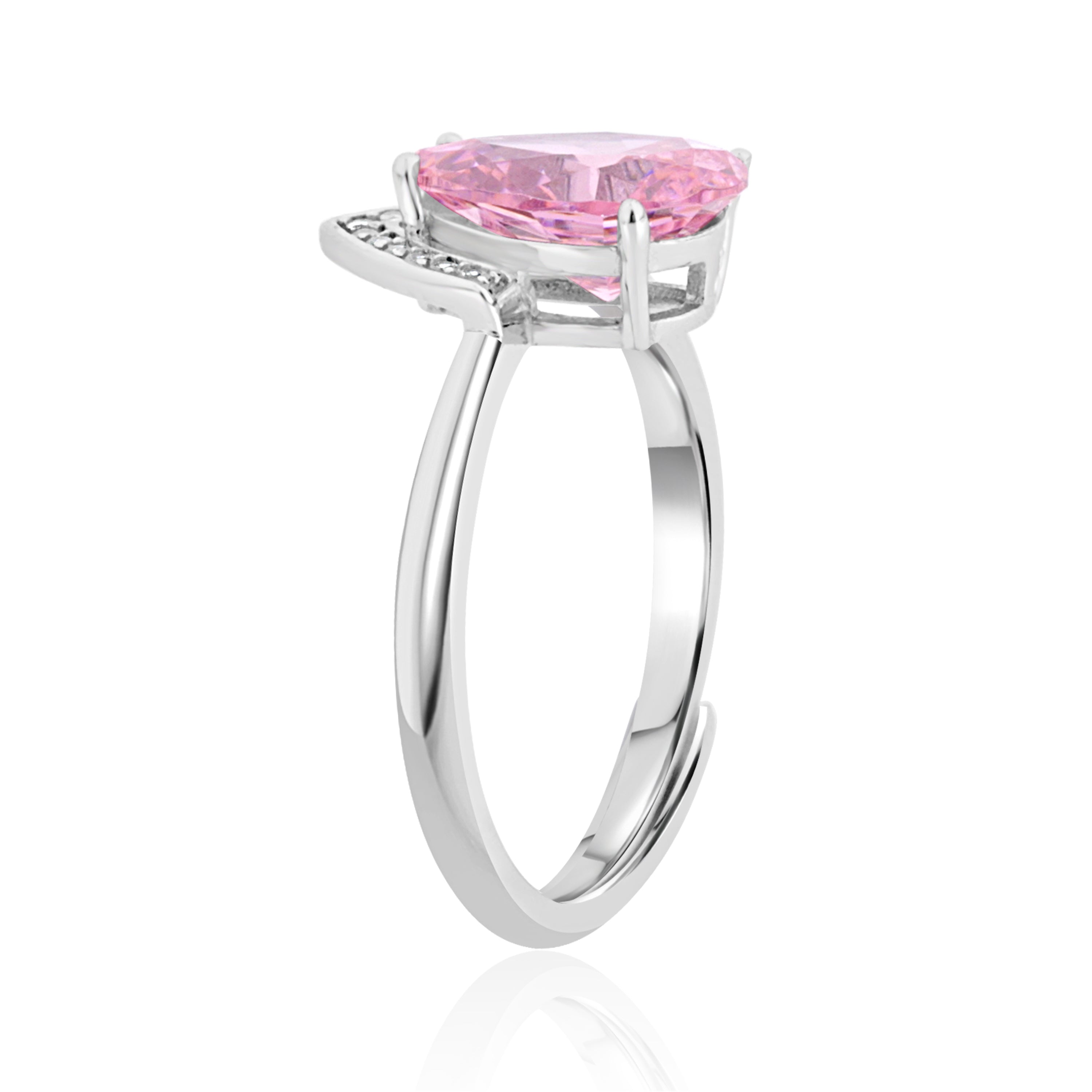 Pink Pear Elegance Ring