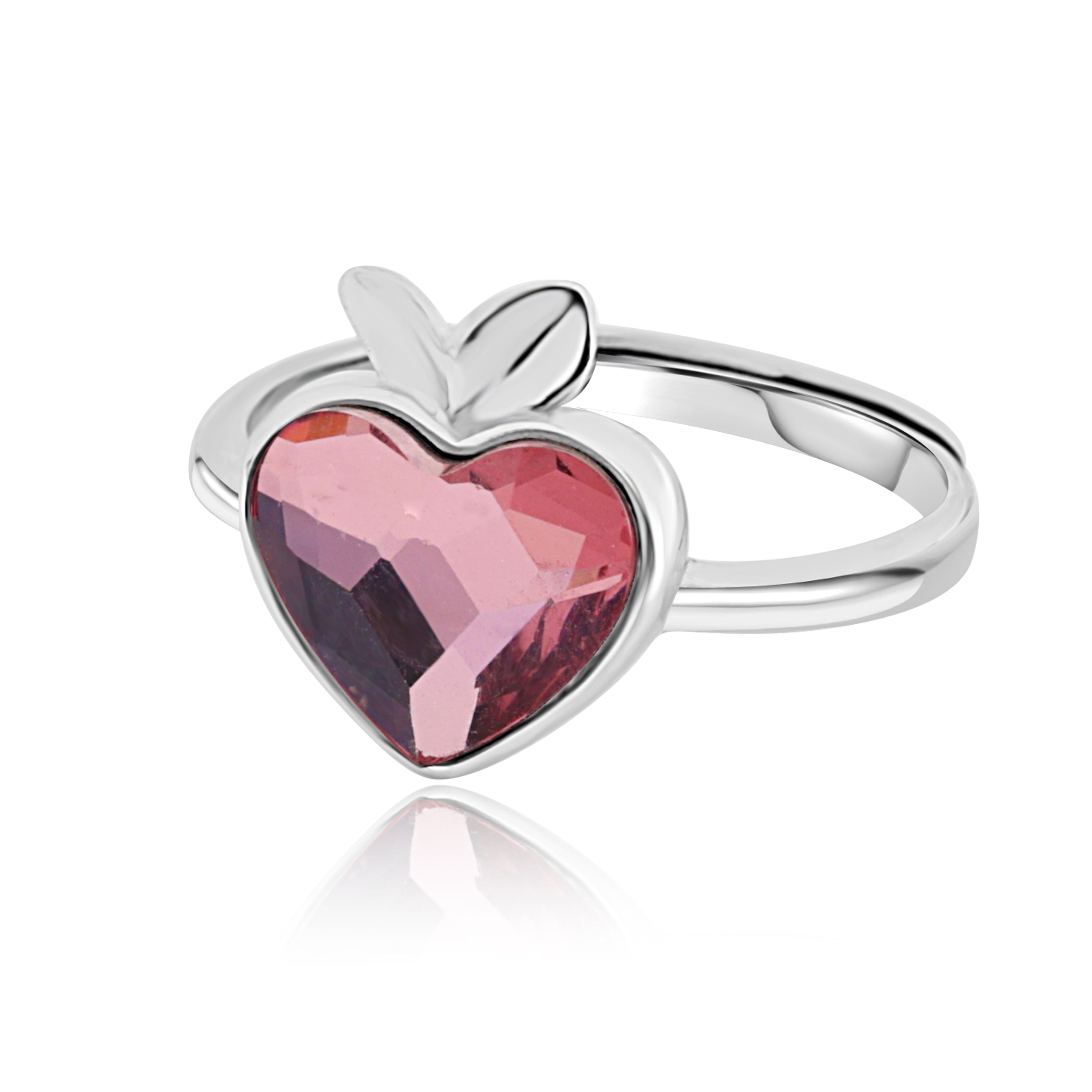 Love Apple Silver Ring