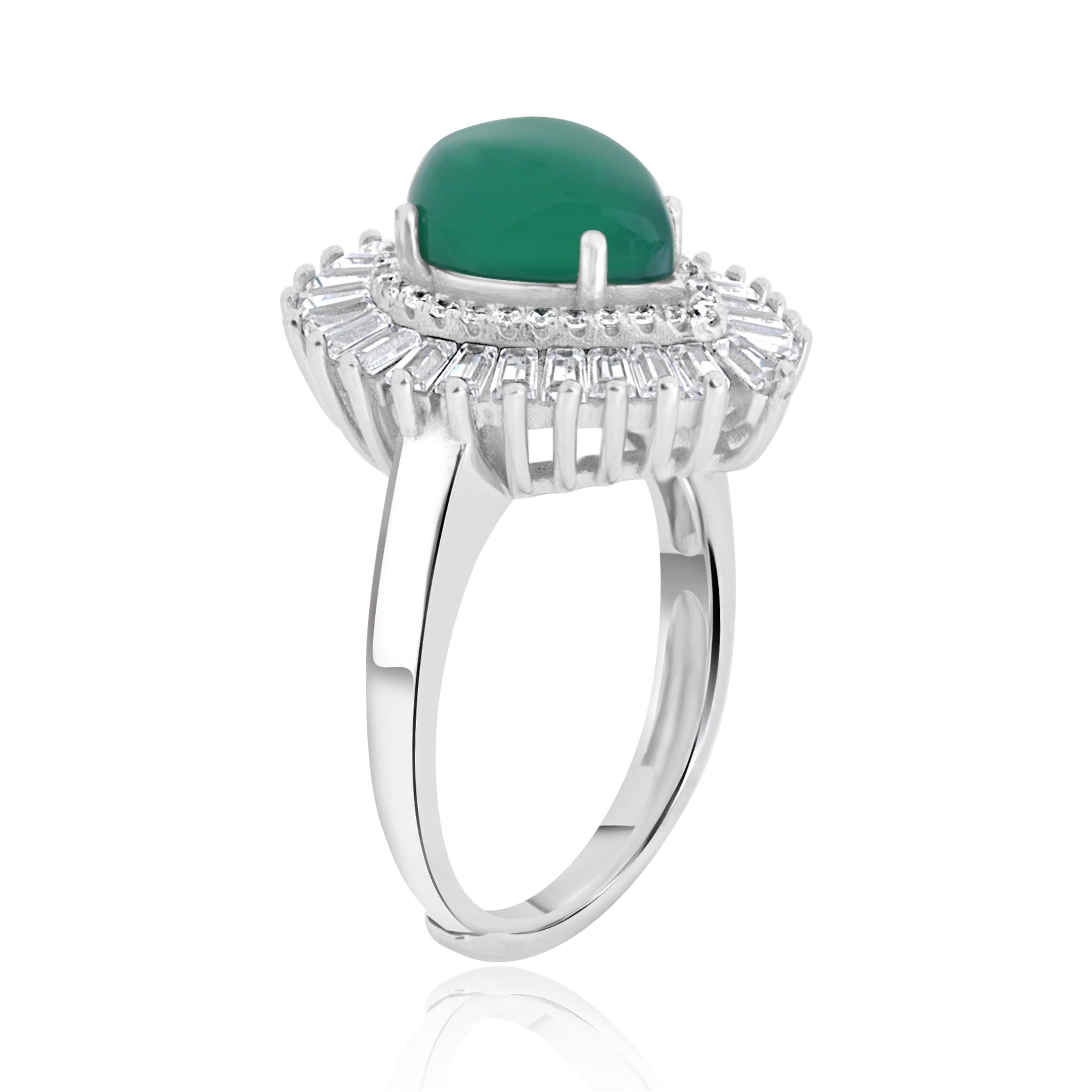 Emerald Majesty Levitating Ring