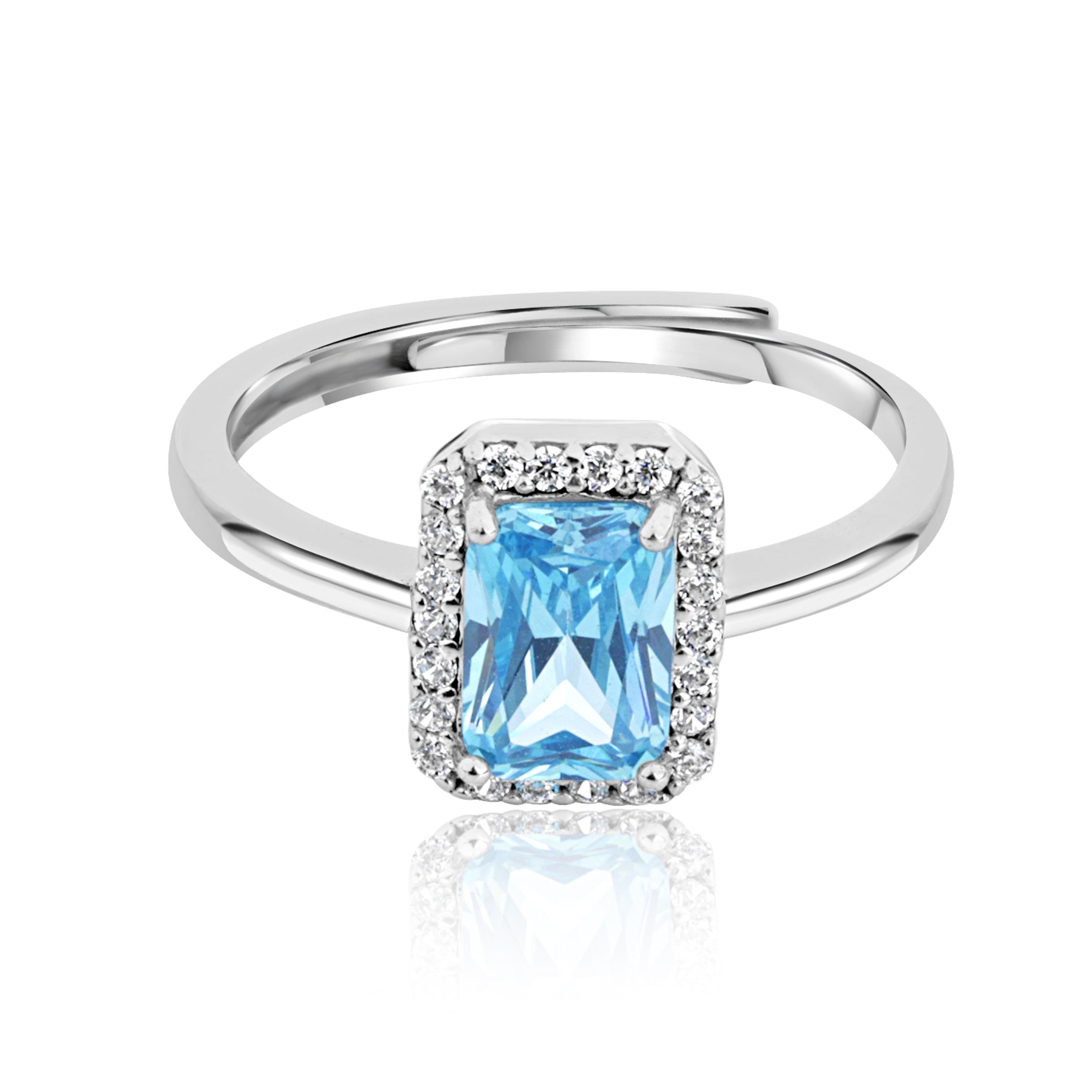 Liberty Blue Silver Ring