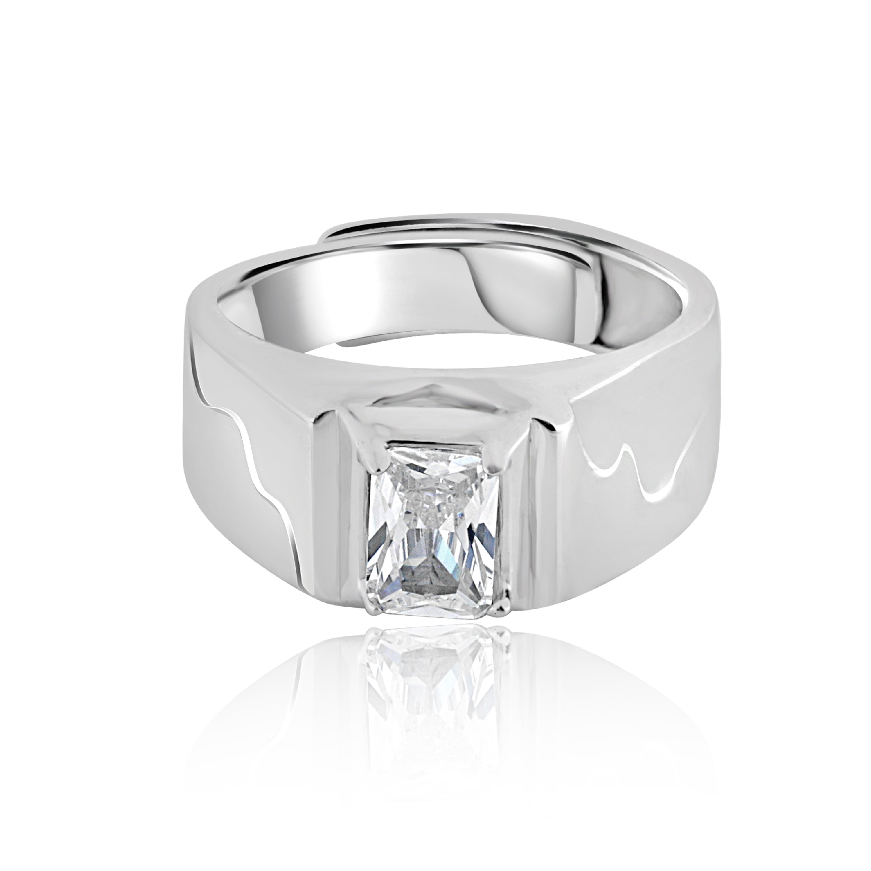 Sterling Guardian Men's Ring