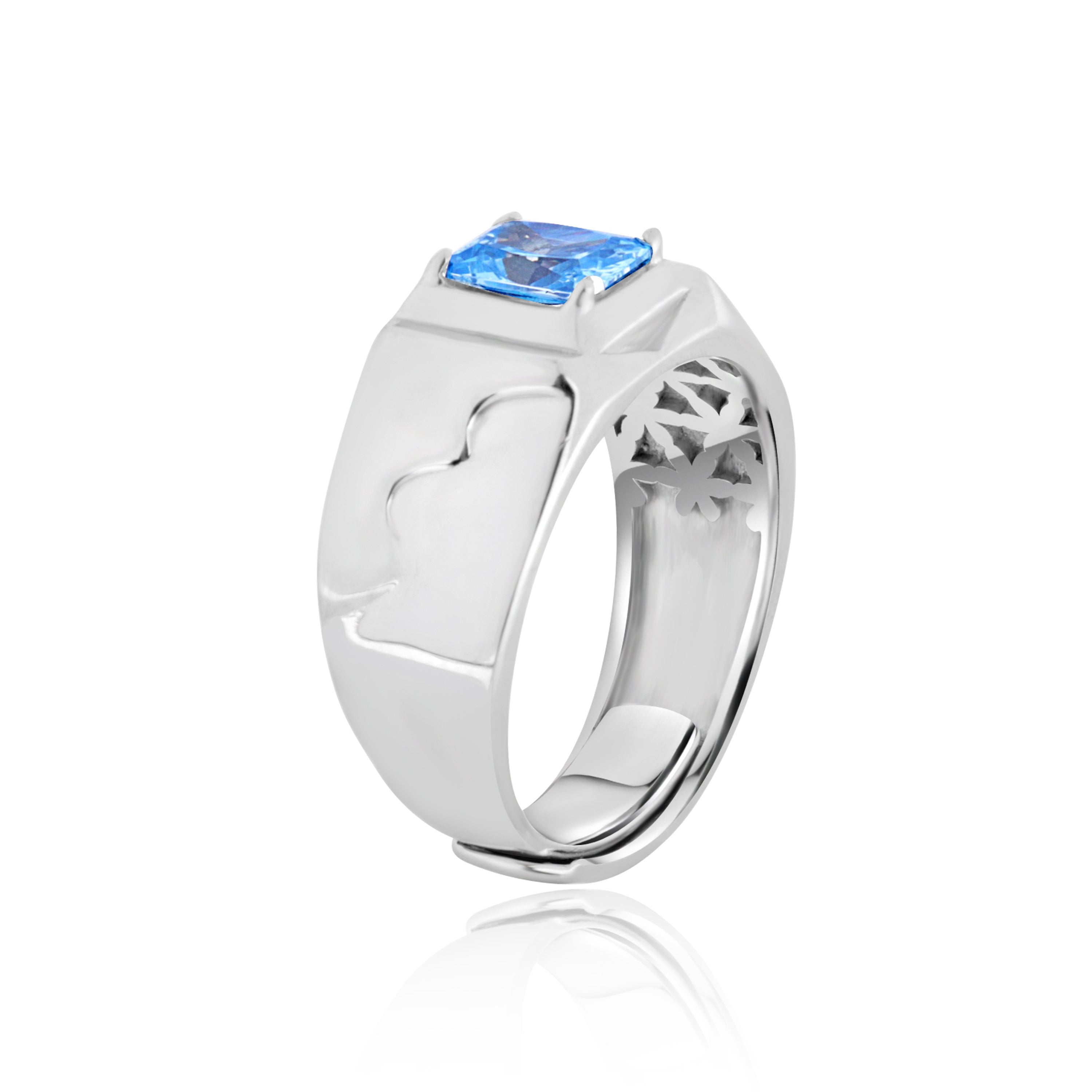 Sterling Guardian Men's Ring