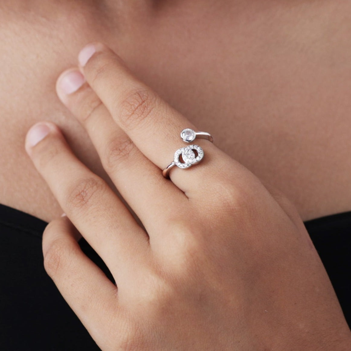 Infinity Love Sparkle Ring