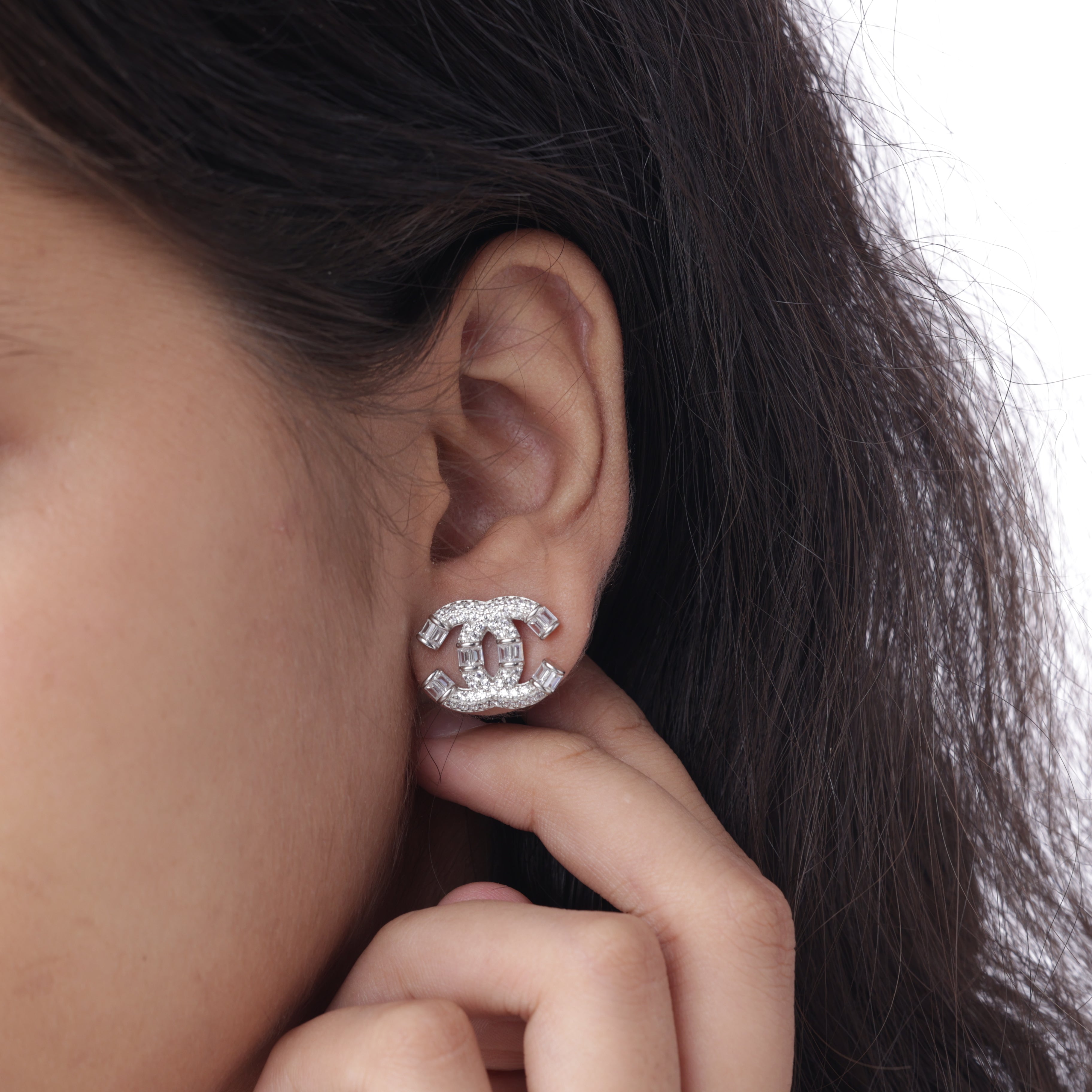 Cc 2024 diamond earrings