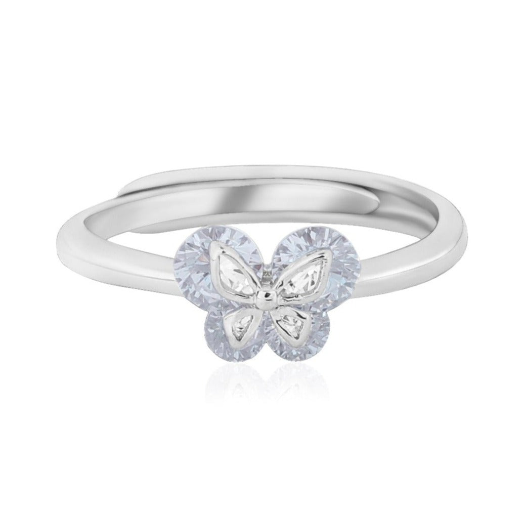 Dazzling Butterfly Duo Ring