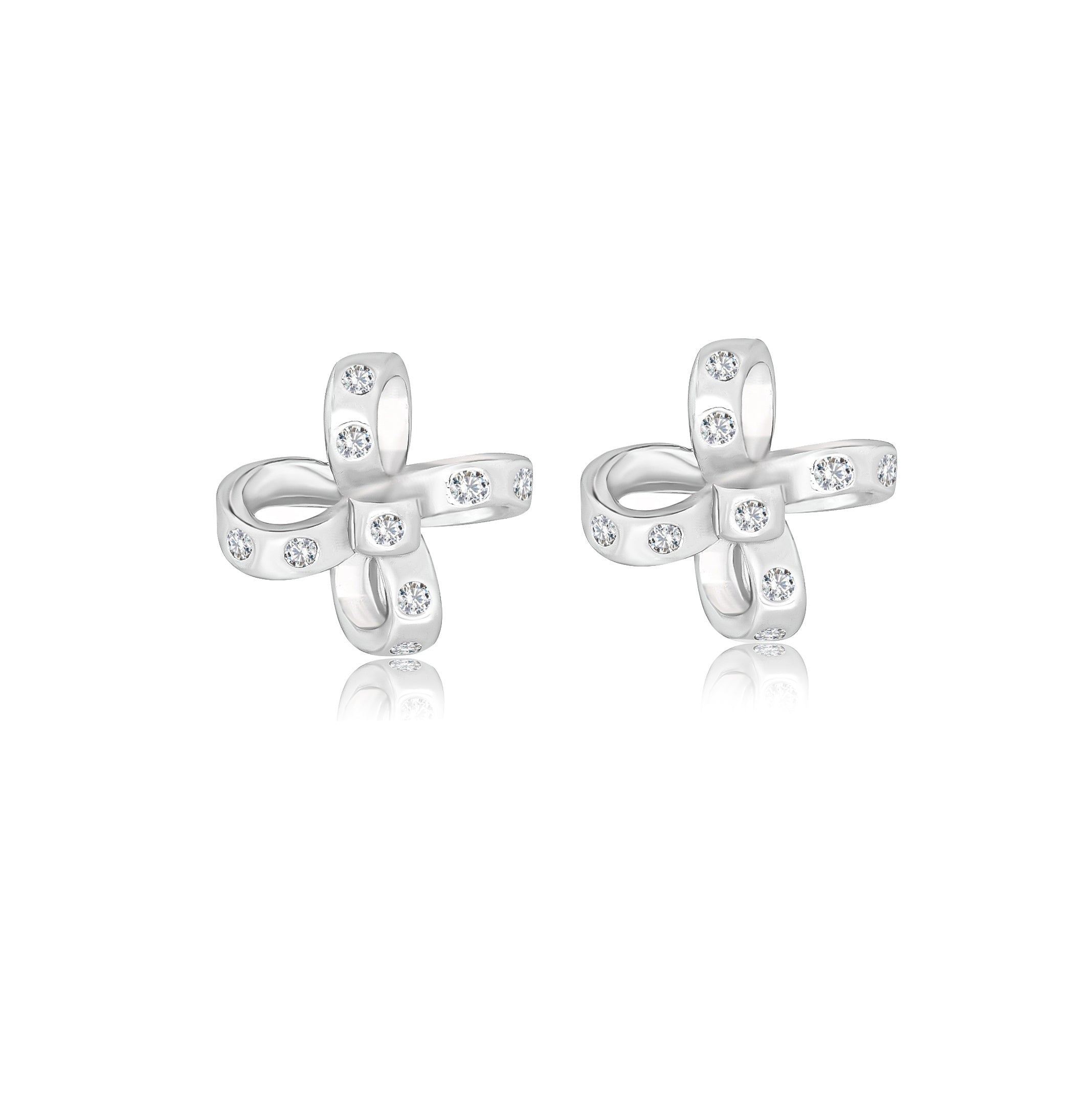 Diamond Bow Bliss Earring