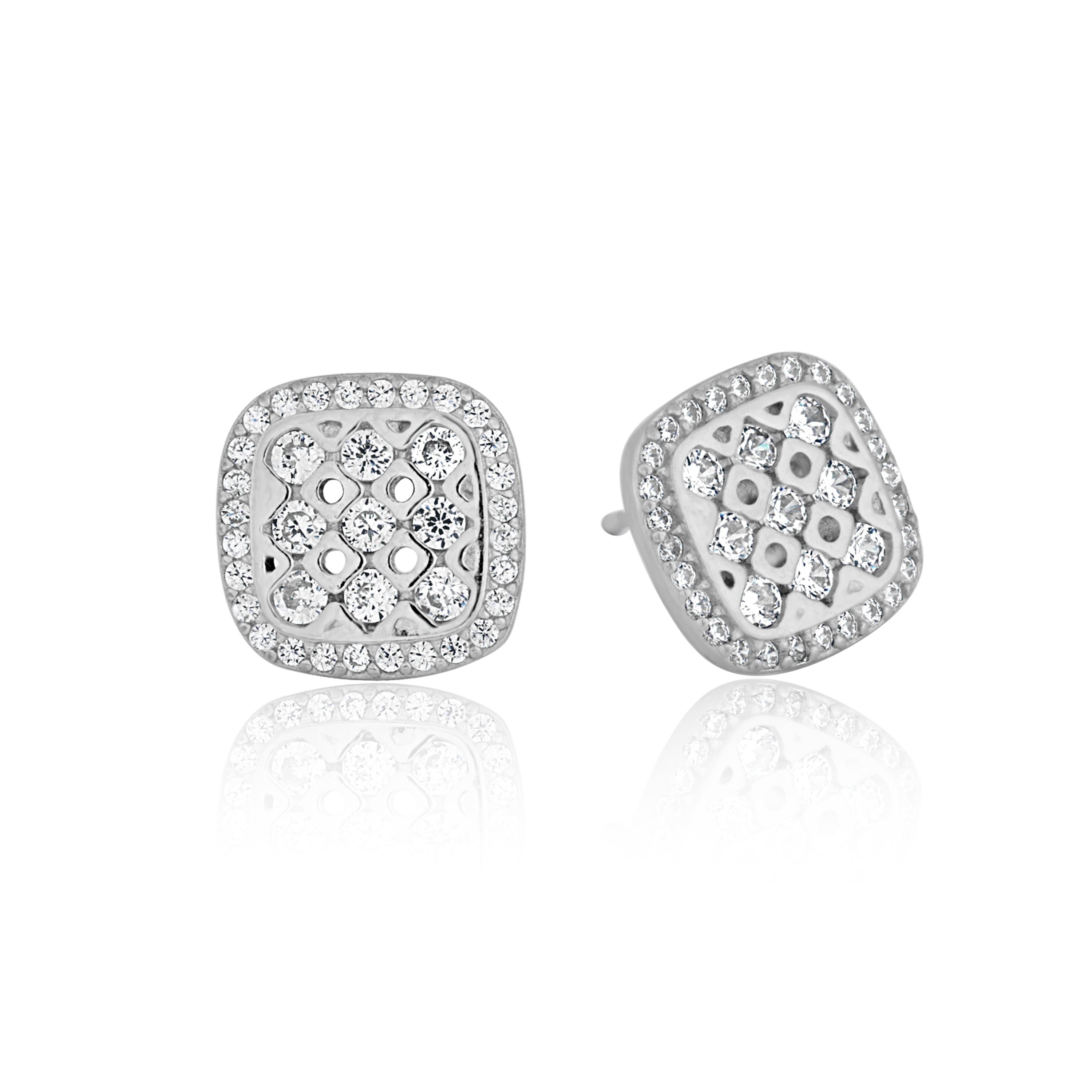 Mini Modern Mosaic Stud Earring