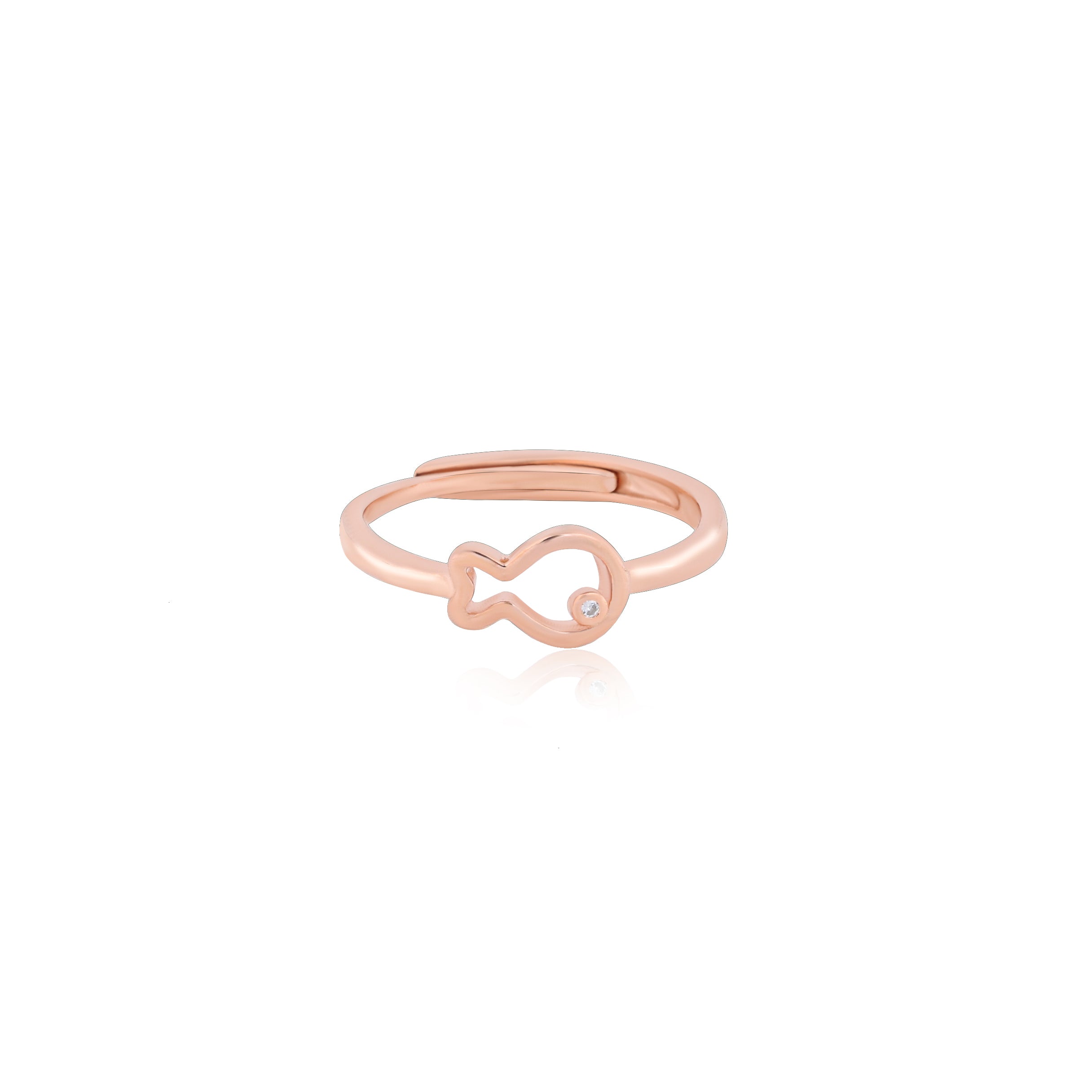 Rosegold Sea Sparkle Ring