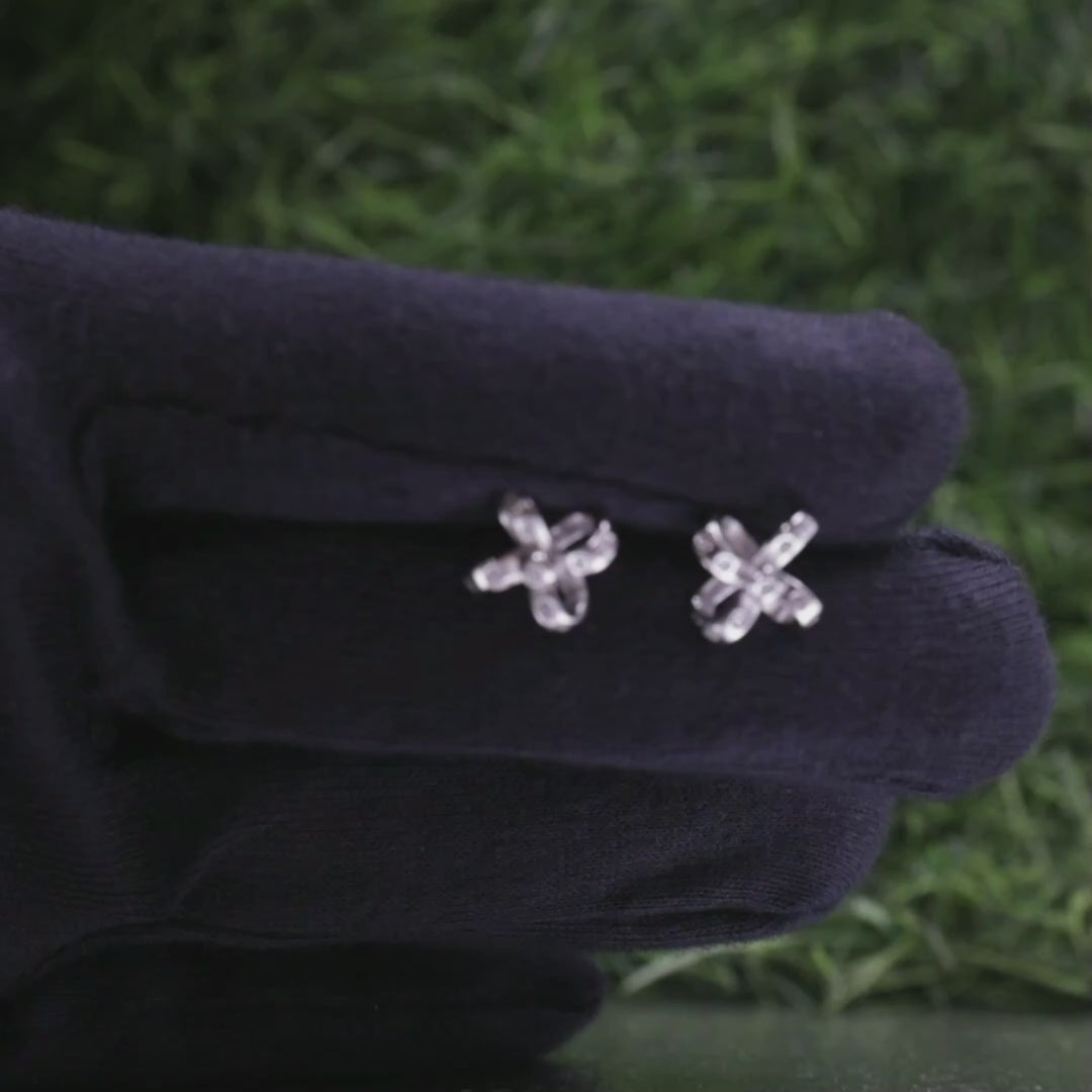 Diamond Bow Bliss Earring