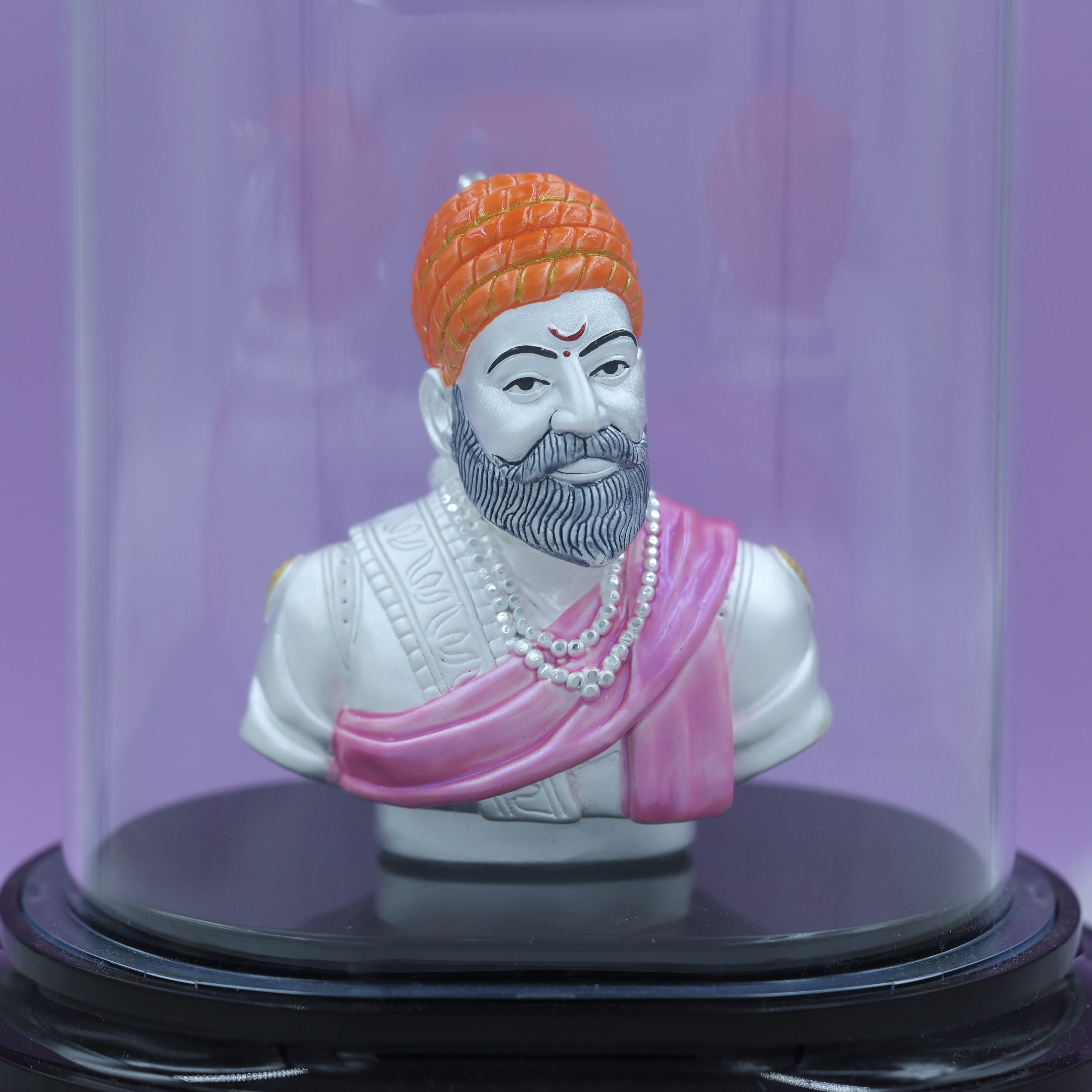 Chhatrapati Shivaji Maharaj Murti 999 Silver