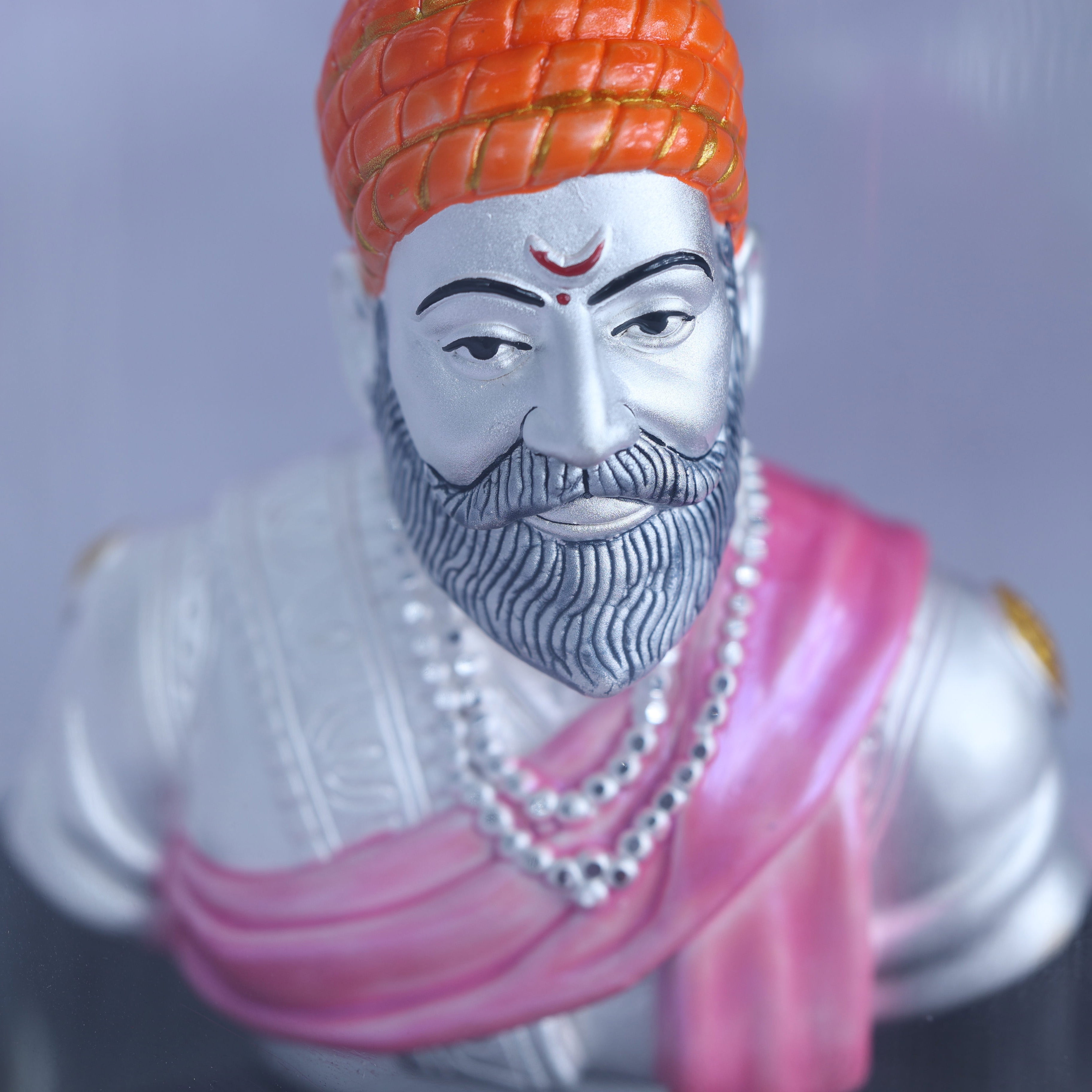 Chhatrapati Shivaji Maharaj Murti 999 Silver