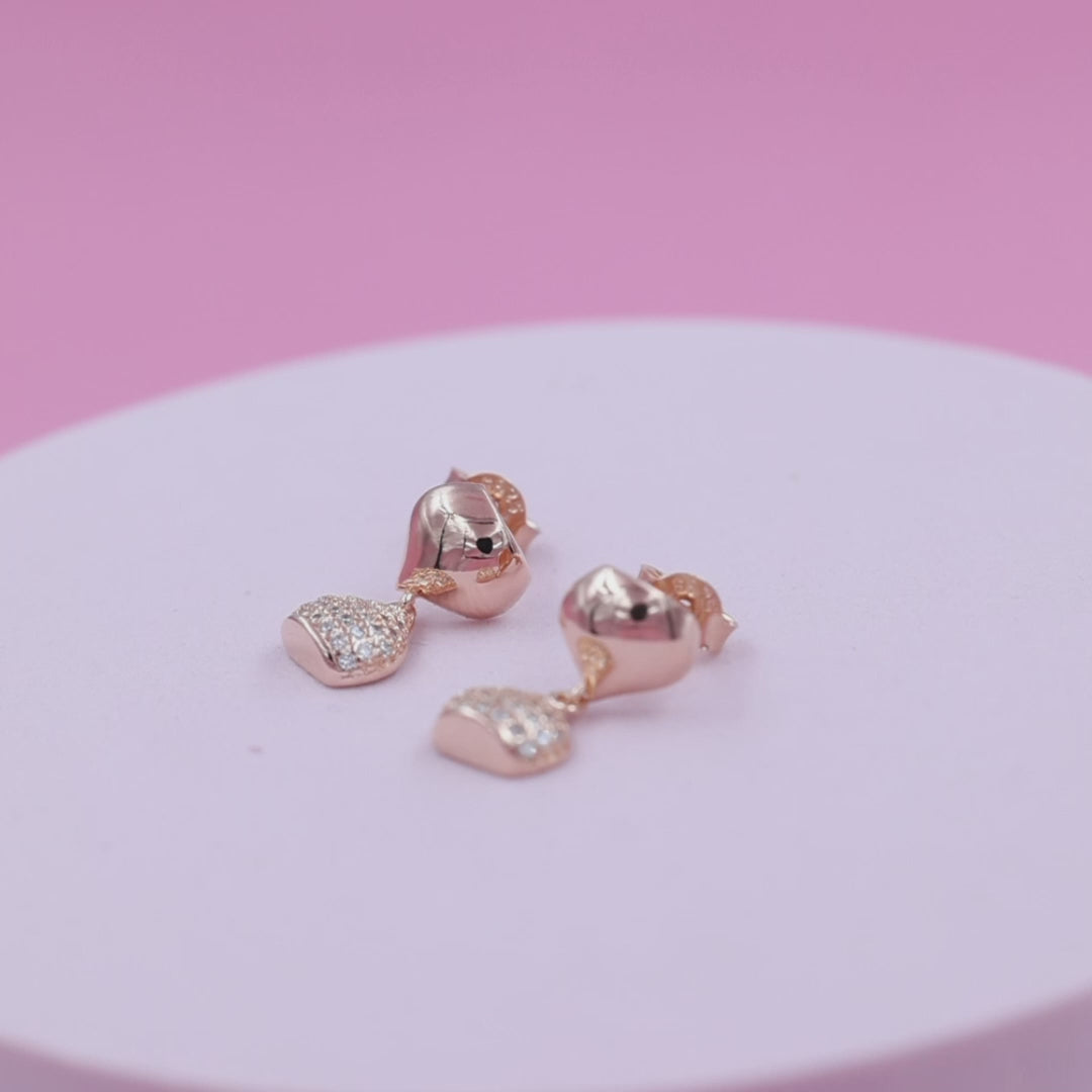 Rose Gold Timeless Elegance Earring